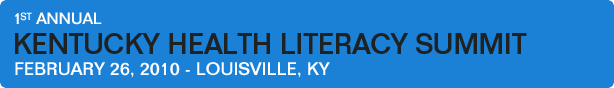 2010 Kentucky Health Literacy Summit