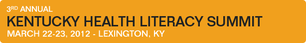 2012 Kentucky Health Literacy Summit
